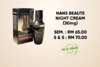 Kajian Krim Malam "Night Repair Luxe" dari Aisyah Glow